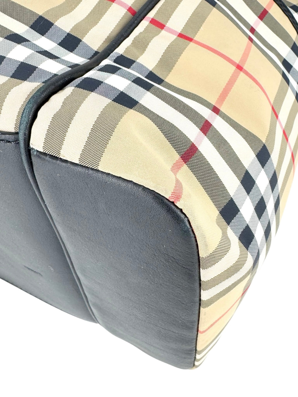 Burberry Nylon Nova Check Diaper Bag