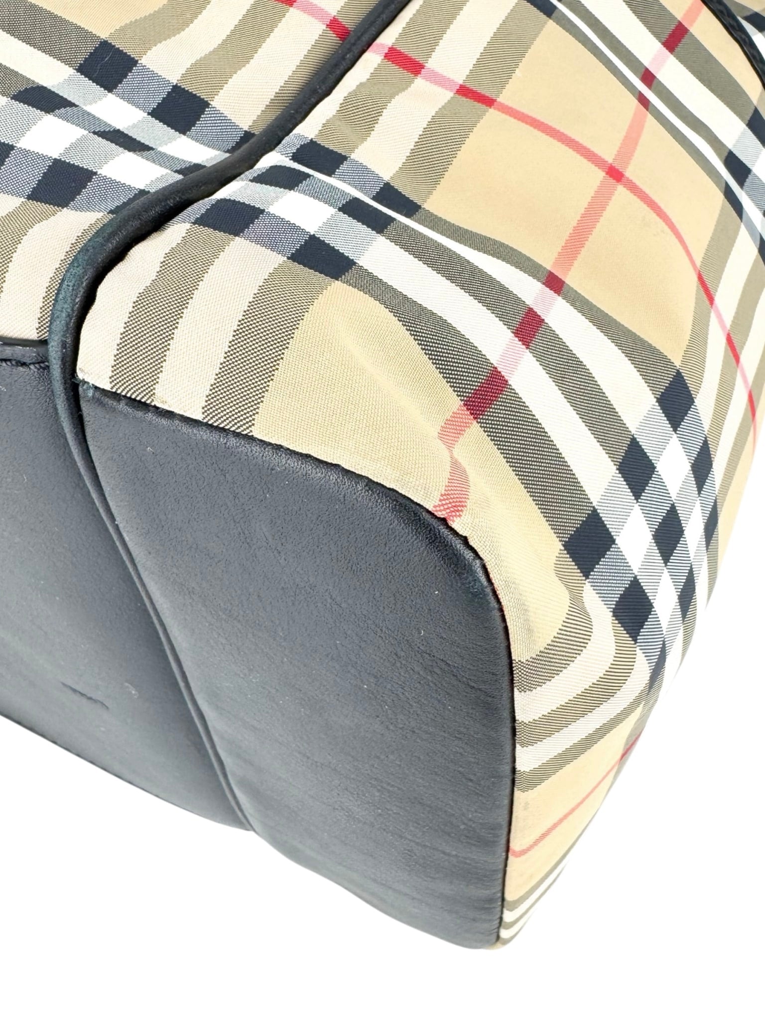 Burberry Nylon Nova Check Diaper Bag