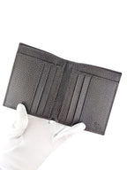 Gucci Brown Canvas and Leather GG Bifold Wallet