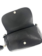 Gucci Black Pebbled Leather Soho Crossbody Bag