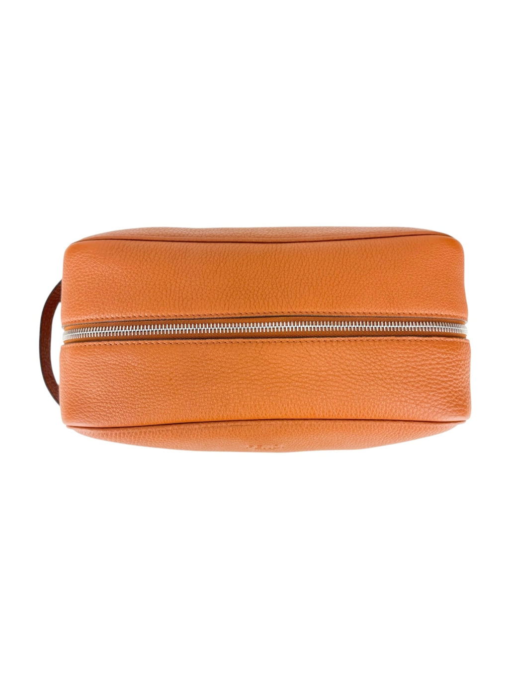 Fendi Brown Leather Toiletry Bag & Passport Cover