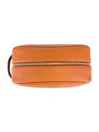 Fendi Brown Leather Toiletry Bag & Passport Cover