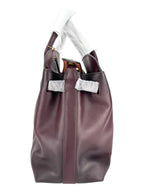 Coach Burgundy Leather Soft Empire Carryall 40