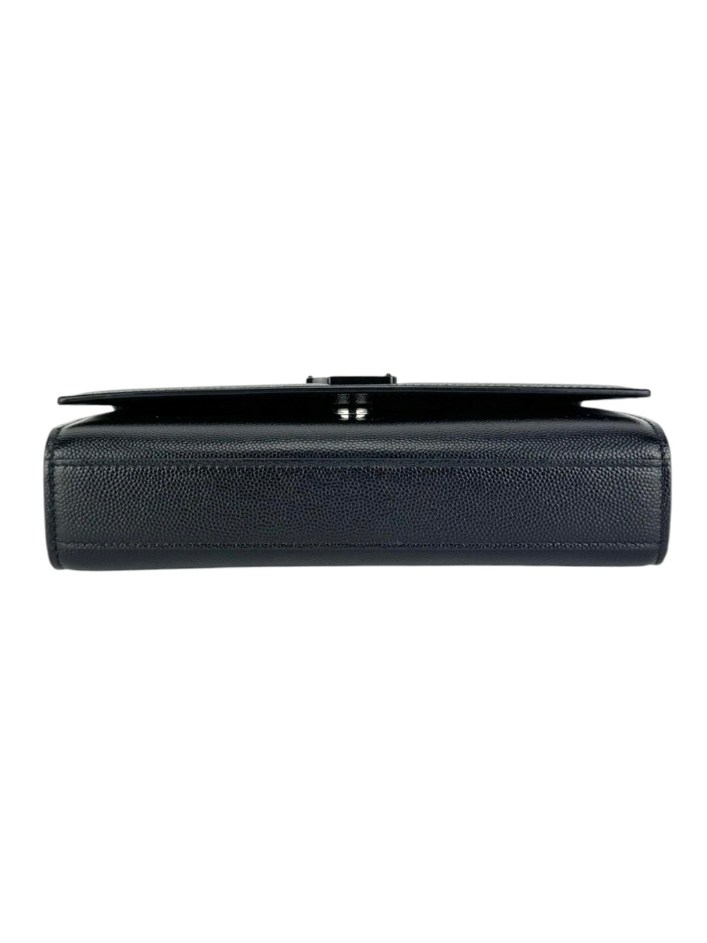 Saint Laurent Black Pebbled Leather Kate Bag Small