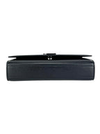 Saint Laurent Black Pebbled Leather Kate Bag Small