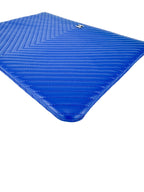 Chanel Blue Calfskin V Stitch Clutch Bag