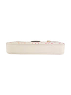 Louis Vuitton Light Beige, Pink & Orange Calfskin Easy Pouch on Strap Bag