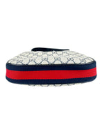 Gucci Navy Blue Coated Canvas Attaché Shoulder Bag