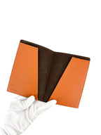 Fendi Brown Leather Toiletry Bag & Passport Cover