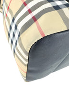 Burberry Nylon Nova Check Diaper Bag