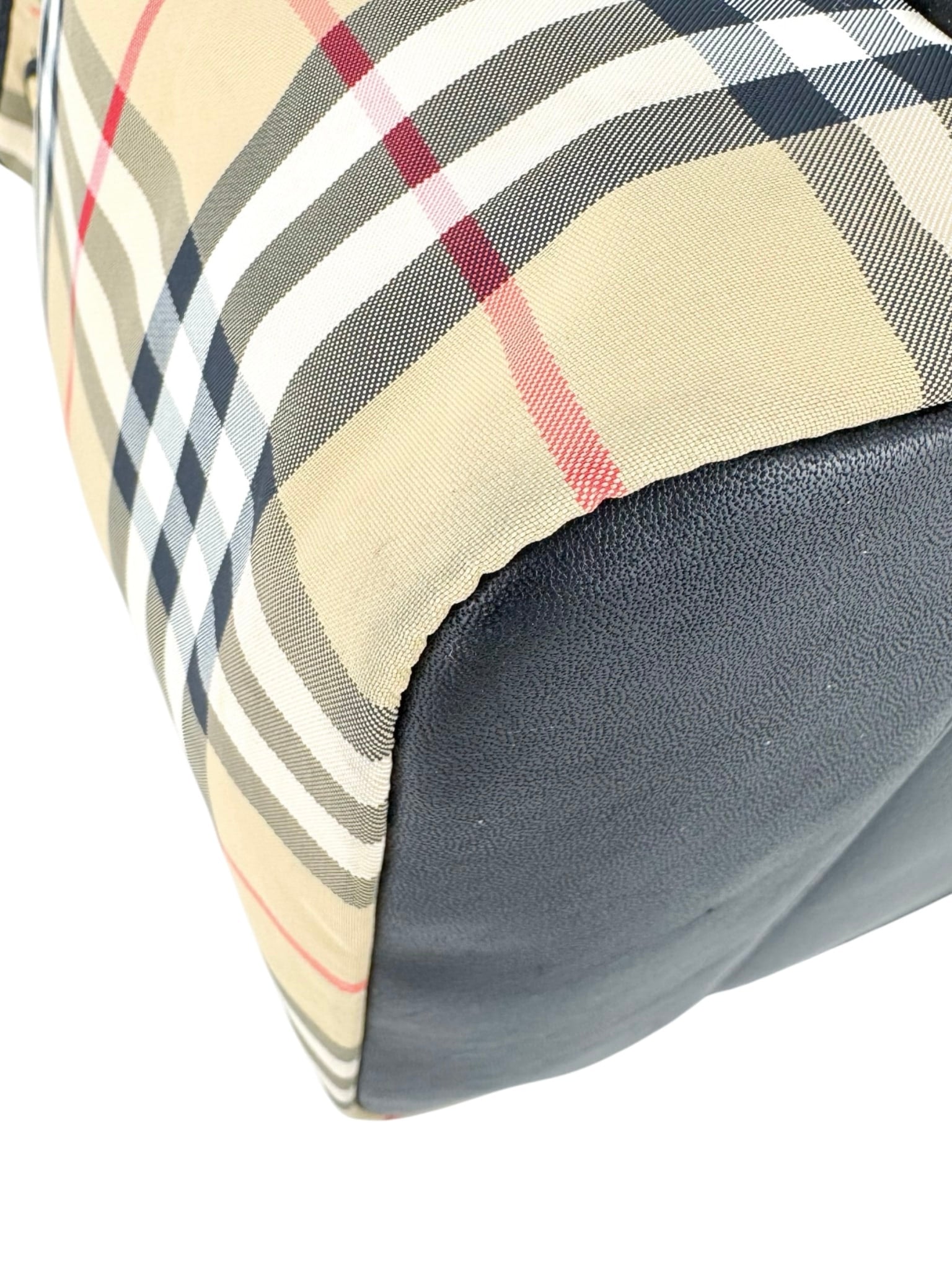 Burberry Nylon Nova Check Diaper Bag