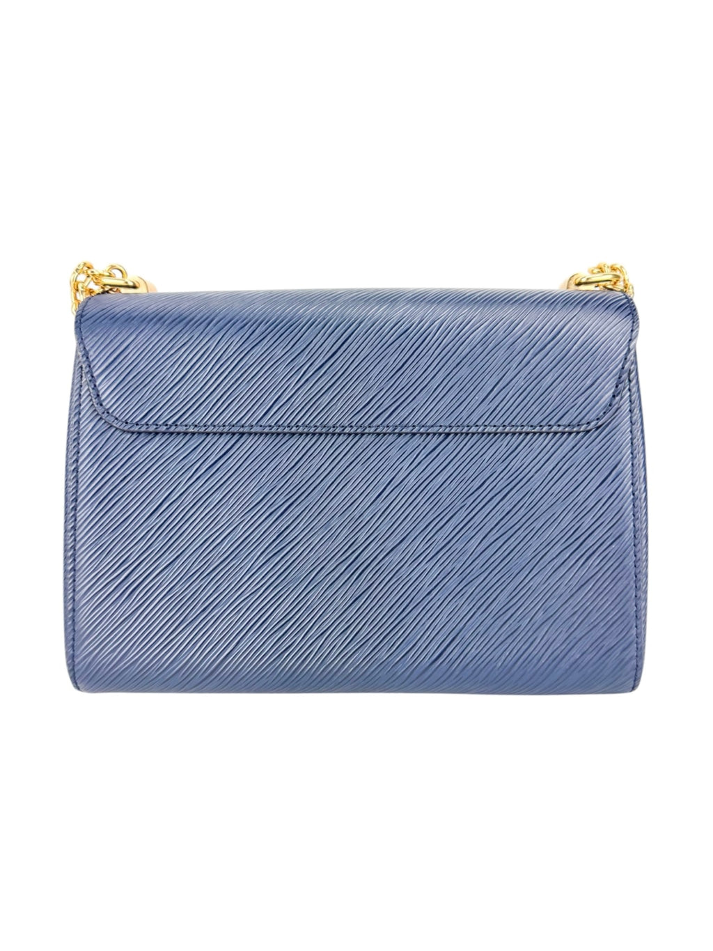 Louis Vuitton Navy Leather Twist Shoulder Bag