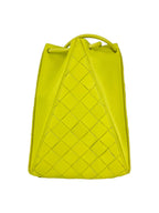 Bottega Veneta Lime Green Leather Bucket Bag