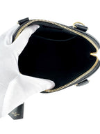 Louis Vuitton Ink Noir Leather Alma Bag BB 