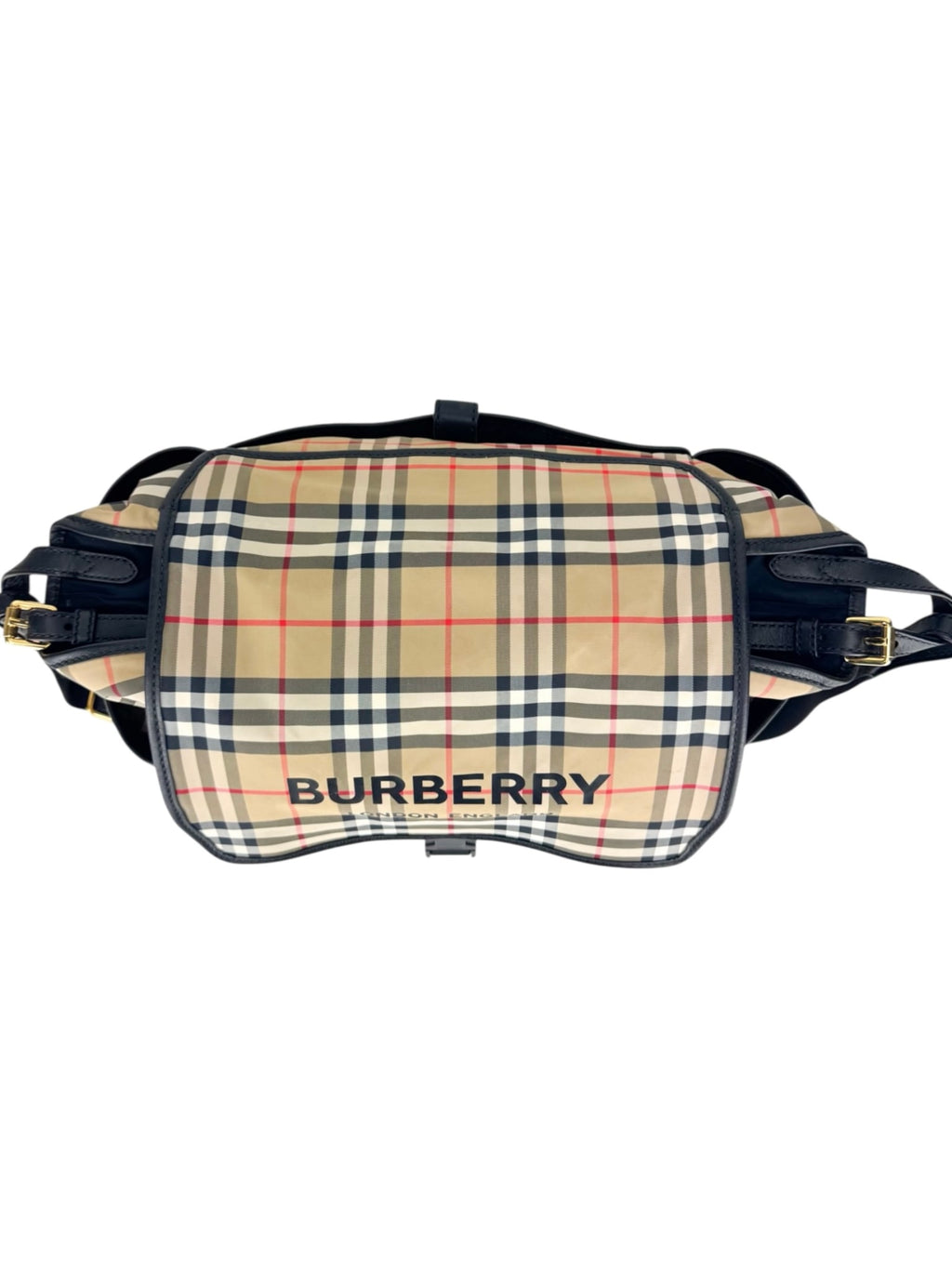 Burberry Nylon Nova Check Diaper Bag