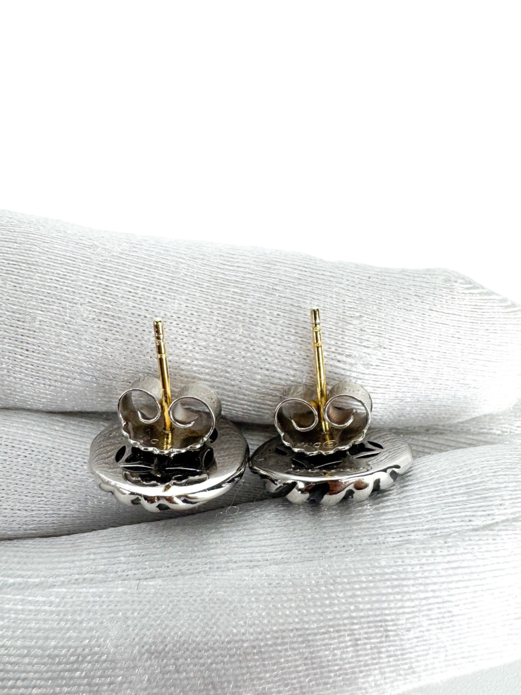 David Yurman Sterling Silver Sculpted Cable Stud Earrings 14mm