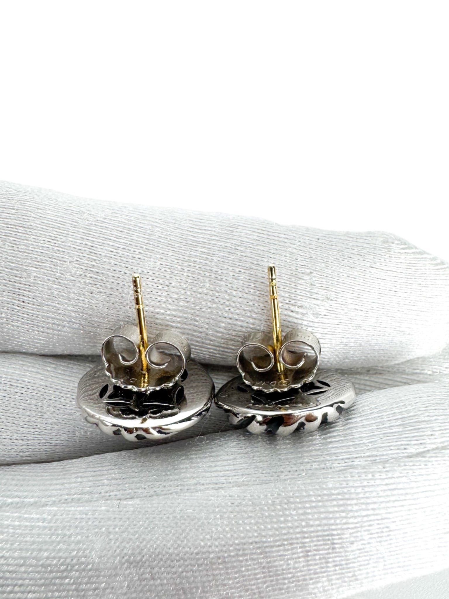 David Yurman Sterling Silver Sculpted Cable Stud Earrings 14mm