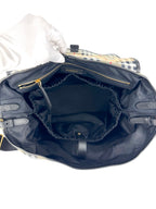 Burberry Nylon Nova Check Diaper Bag
