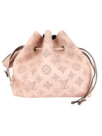 Louis Vuitton Pink Leather Mahina Bella Shoulder Bag