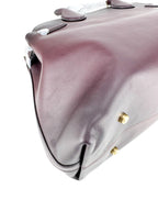 Coach Burgundy Leather Soft Empire Carryall 40