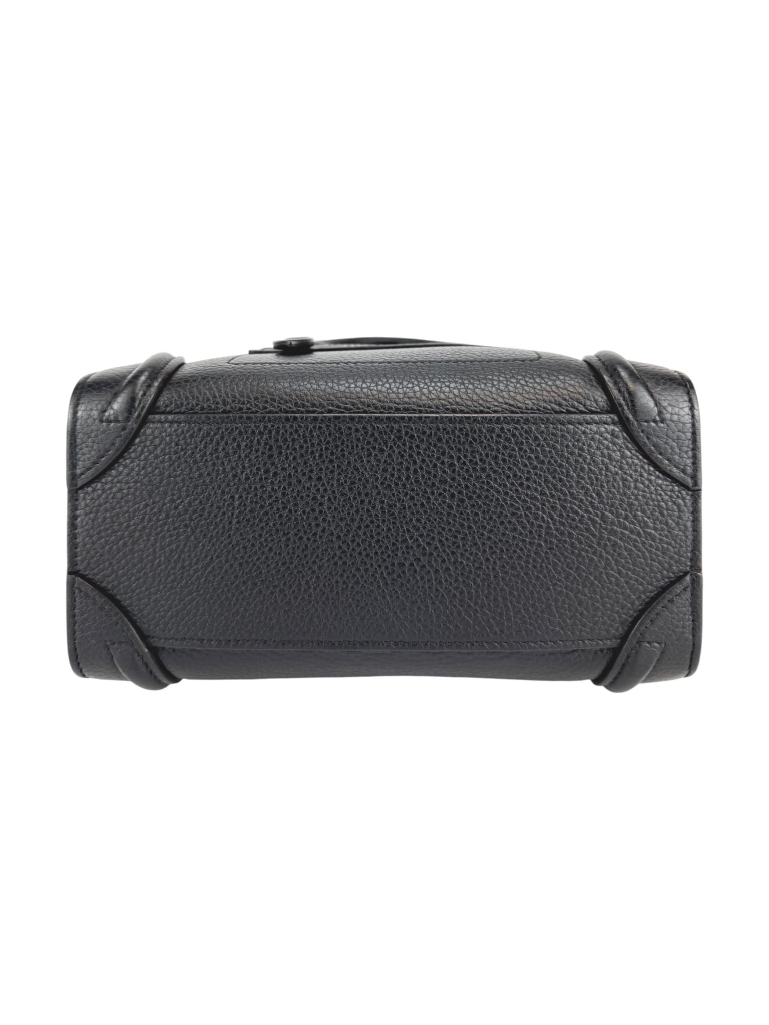 Celine Black Leather Luggage Bag Nano