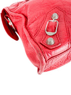 Balenciaga Pop Orange Leather Le City Bag Small