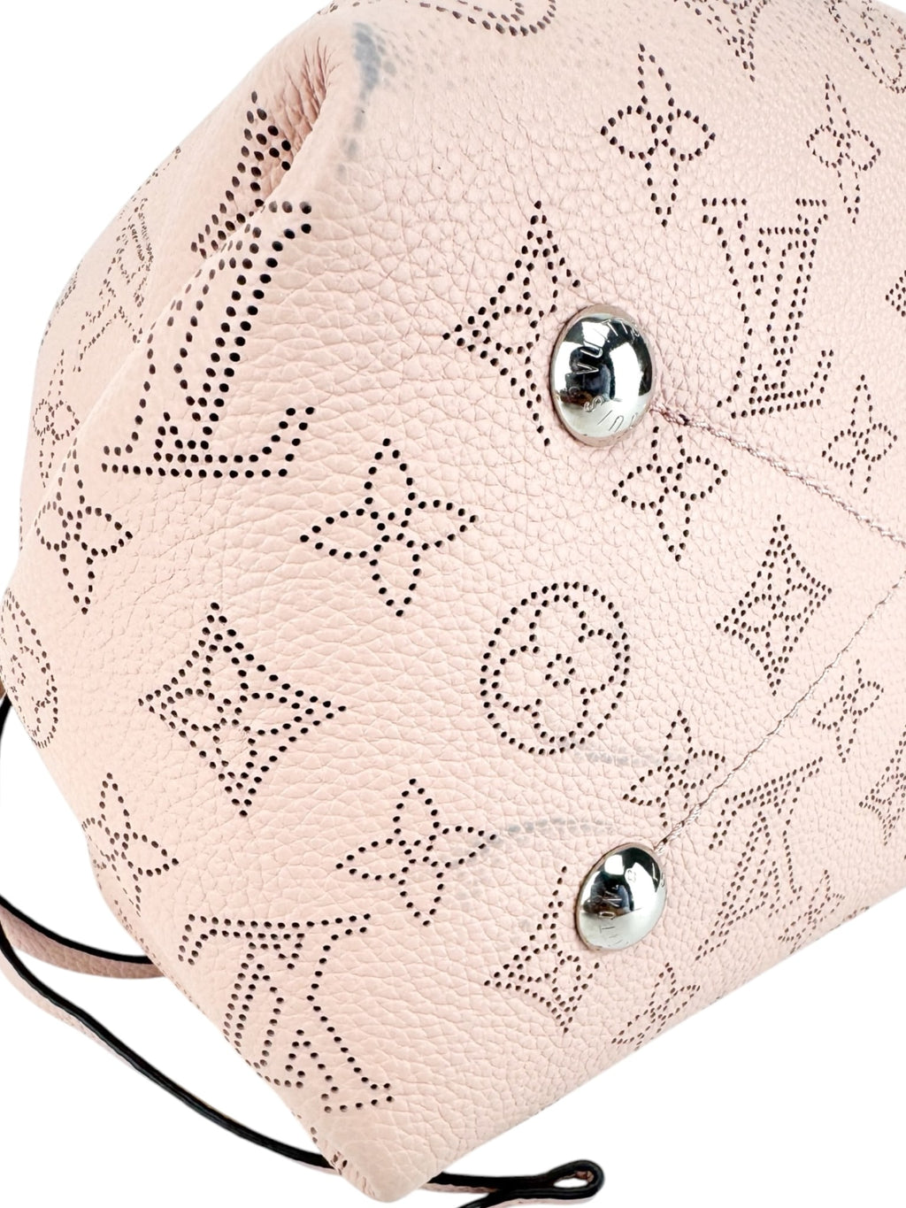 Louis Vuitton Pink Leather Mahina Bella Shoulder Bag