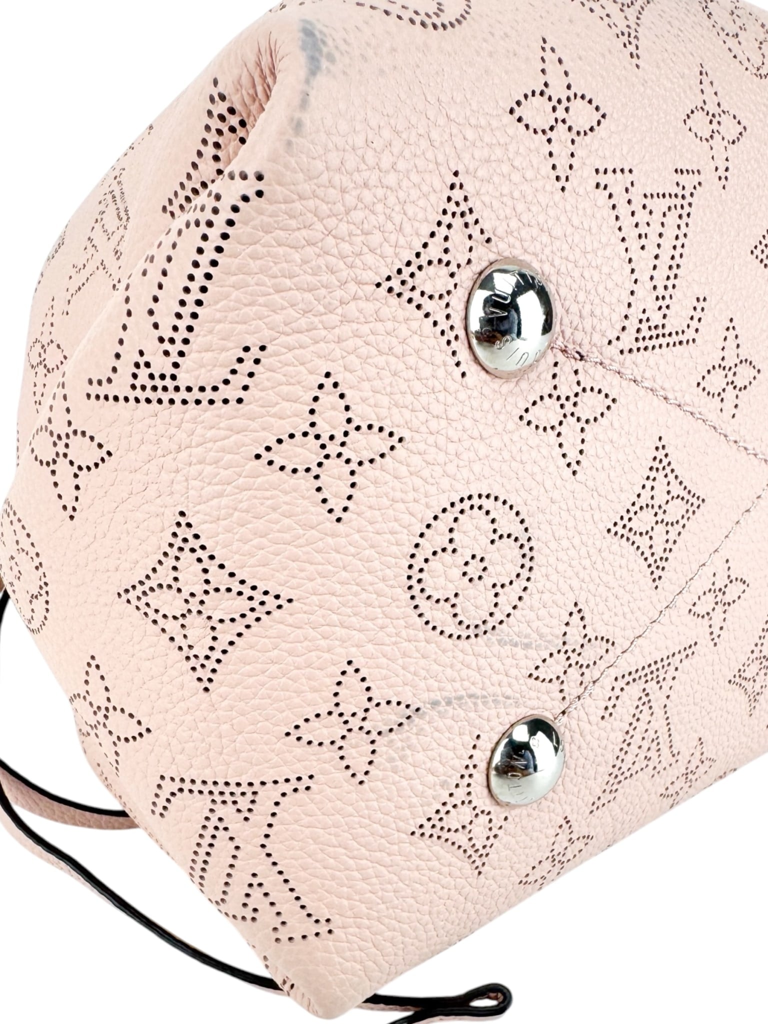 Louis Vuitton Pink Leather Mahina Bella Shoulder Bag