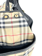 Burberry Nylon Nova Check Diaper Bag