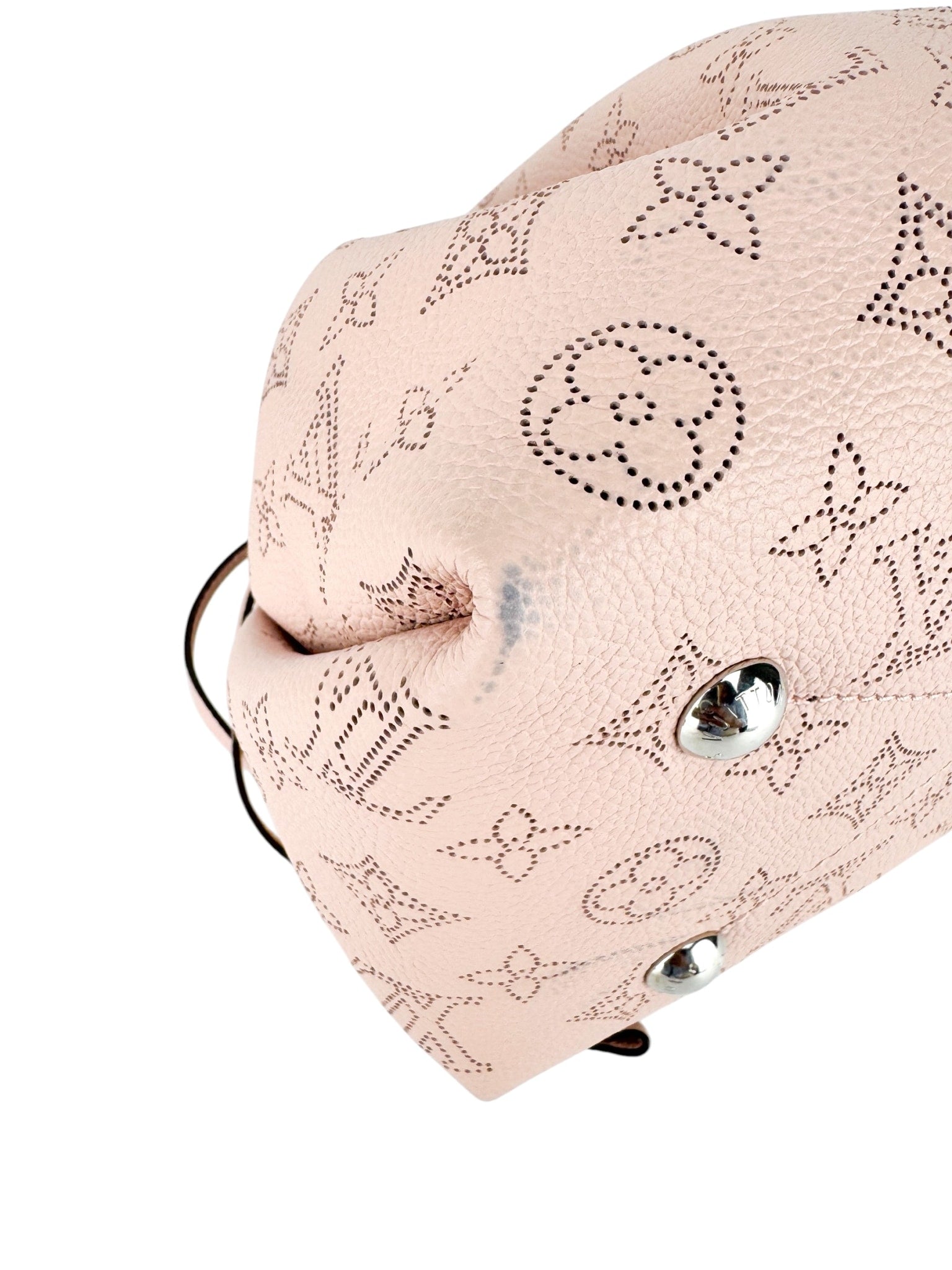 Louis Vuitton Pink Leather Mahina Bella Shoulder Bag