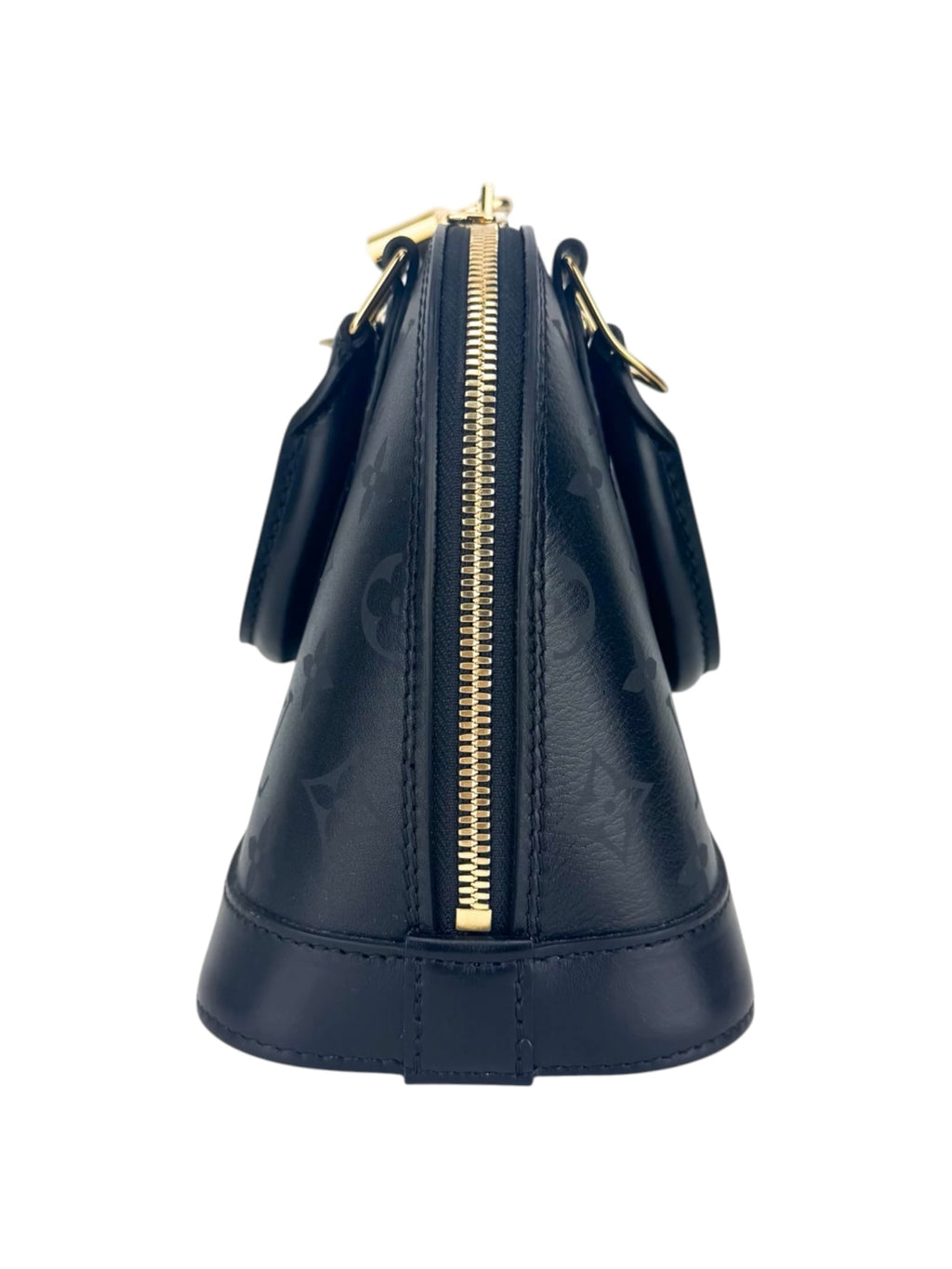 Louis Vuitton Ink Noir Leather Alma Bag BB 