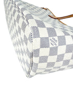 Louis Vuitton Damier Azur Canvas Leather Neverfull MM