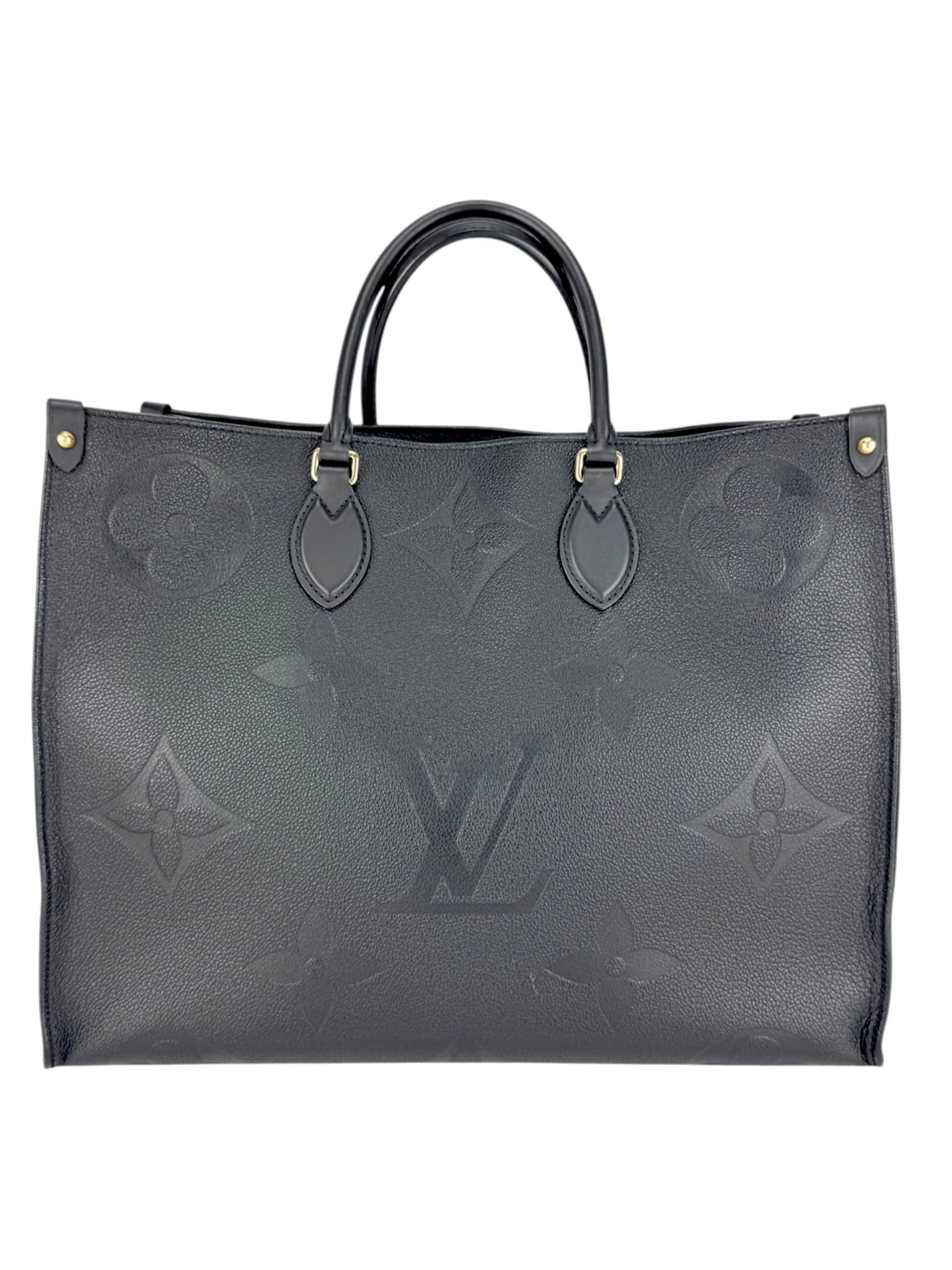 Louis Vuitton Black Giant Empreinte Leather On the Go Tote GM