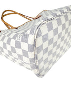 Louis Vuitton Damier Azur Canvas Leather Neverfull MM