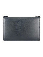 Saint Laurent Black Pebbled Leather Kate Bag Small