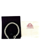 Lagos Sterling Silver Caviar Beaded Bracelet 6.25” - 6.75”