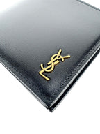 Saint Laurent Black Leather Bifold Wallet