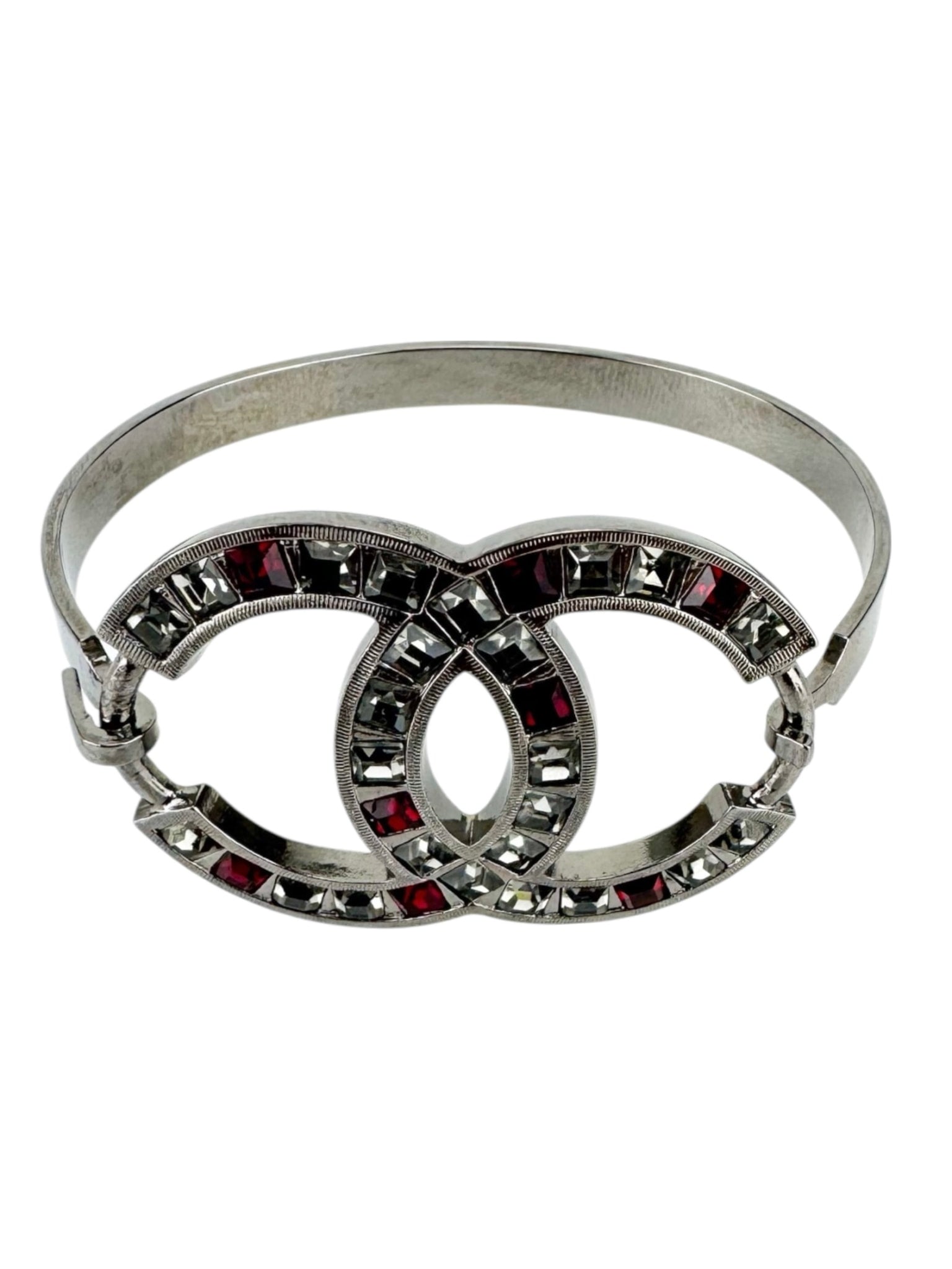Chanel Dark Silver Coco Bangle