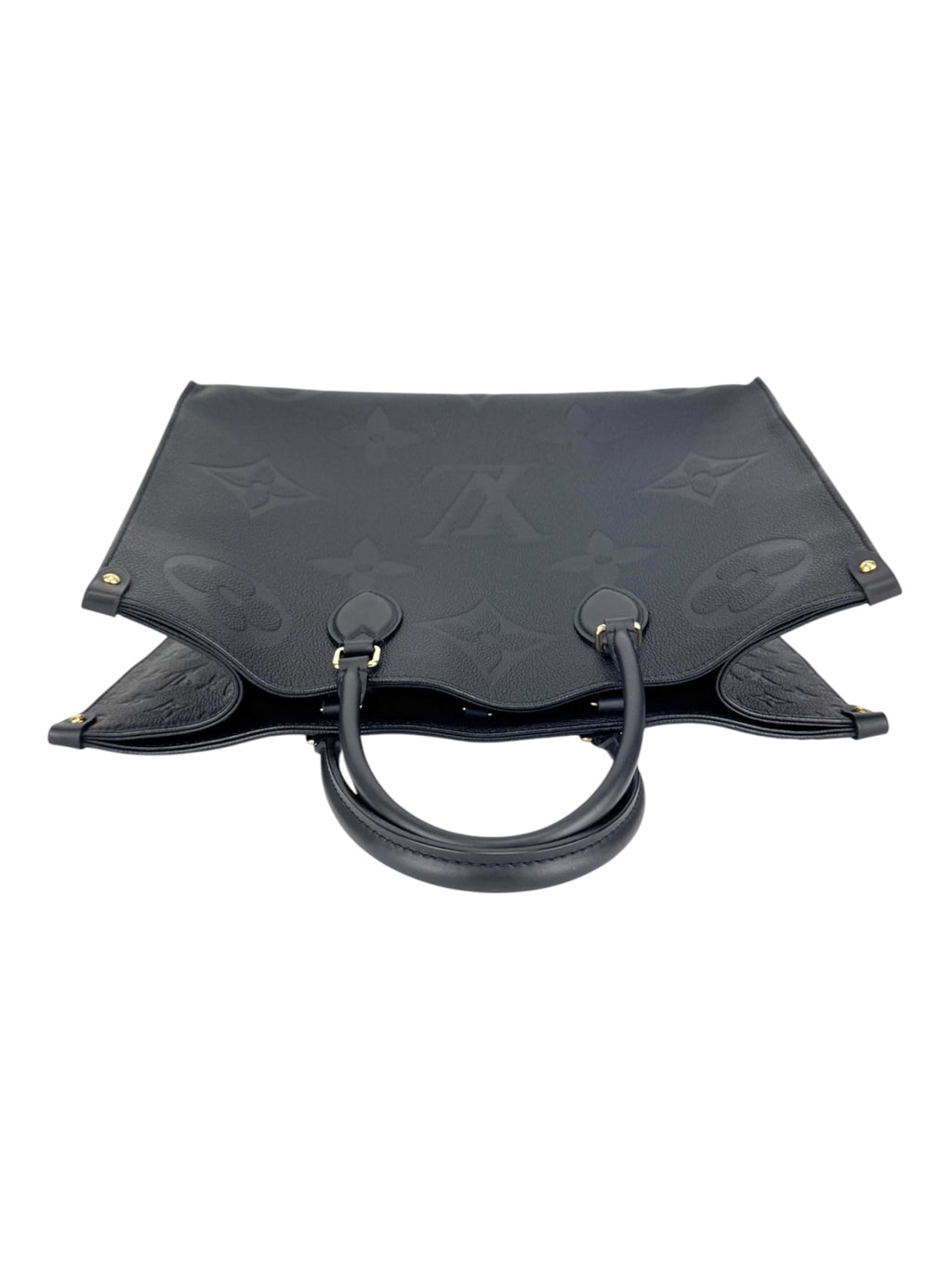 Louis Vuitton Black Giant Empreinte Leather On the Go Tote GM