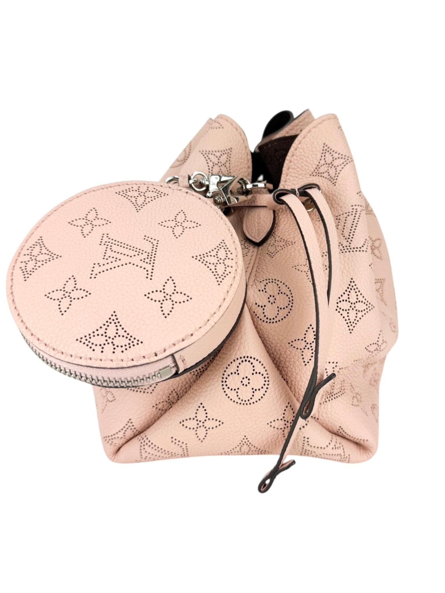 Louis Vuitton Pink Leather Mahina Bella Shoulder Bag