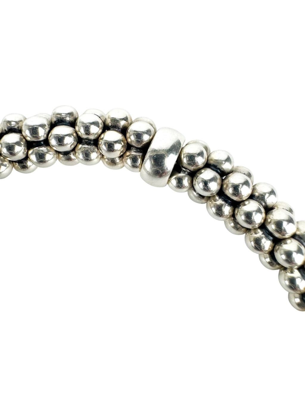 Lagos Sterling Silver Caviar Beaded Bracelet 6.25” - 6.75”