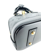 Louis Vuitton Ink Noir Leather Alma Bag BB 