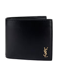 Saint Laurent Black Leather Bifold Wallet