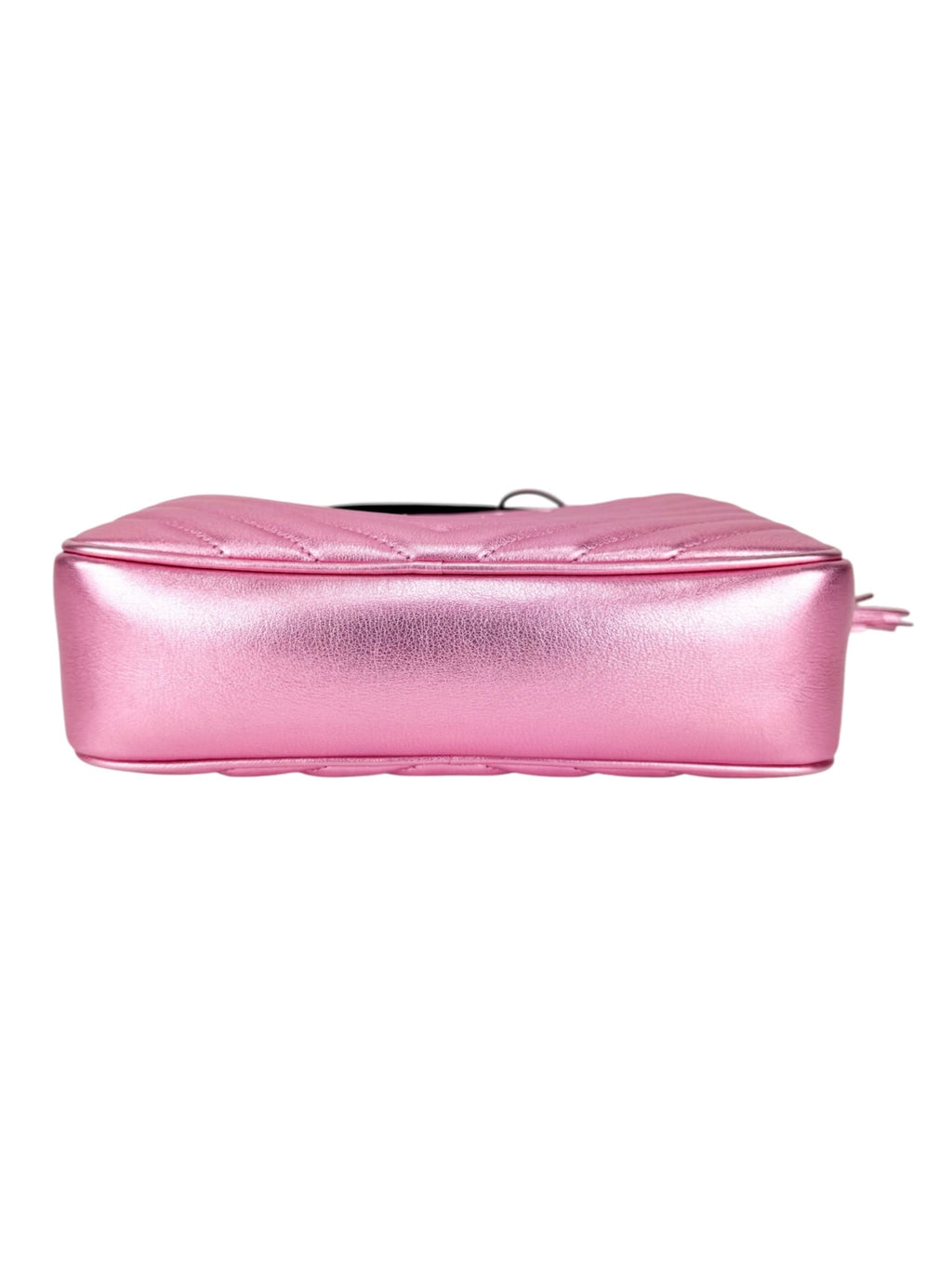 Saint Laurent Metallic Pink Lou Camera Bag