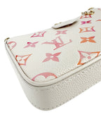 Louis Vuitton Light Beige, Pink & Orange Calfskin Easy Pouch on Strap Bag