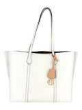Tory Burch Cream Leather Tote Bag