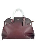 Coach Burgundy Leather Soft Empire Carryall 40