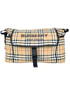 Burberry Nylon Nova Check Diaper Bag