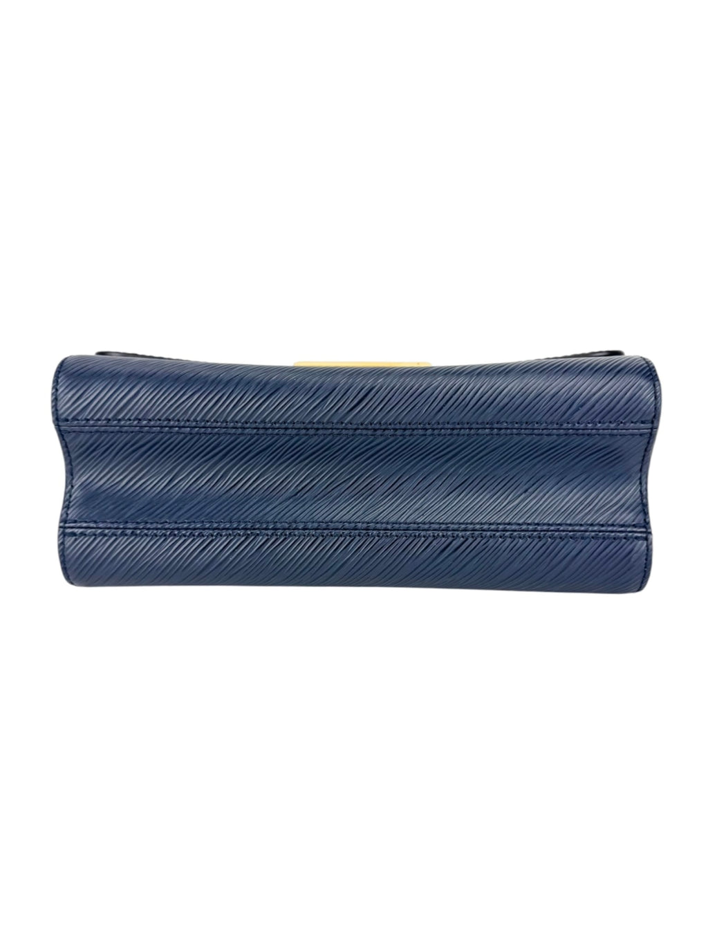 Louis Vuitton Navy Leather Twist Shoulder Bag