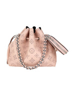 Louis Vuitton Pink Leather Mahina Bella Shoulder Bag
